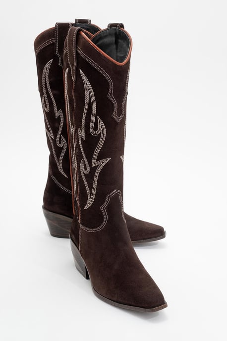 Pietro Leder-Western-Kniestiefel - Image 1