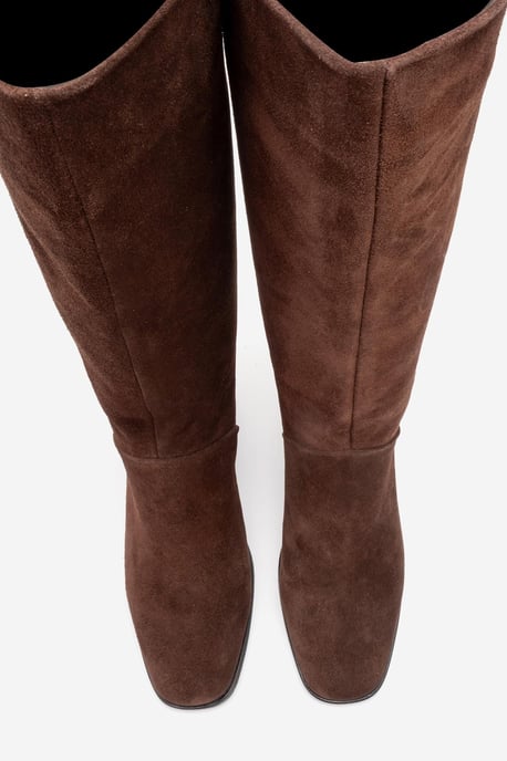 Taly Leder Blockabsatz Kniehoher Stiefel (Damen) - Image 3