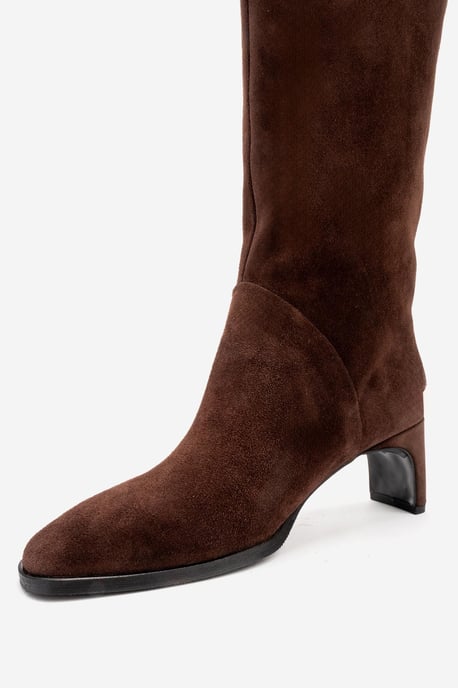 Taly Leder Blockabsatz Kniehoher Stiefel (Damen) - Image 4