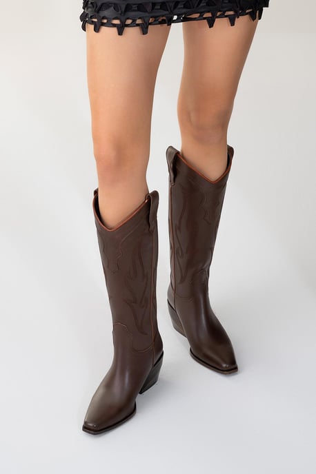 Pietro Leder-Western-Kniestiefel - Image 4