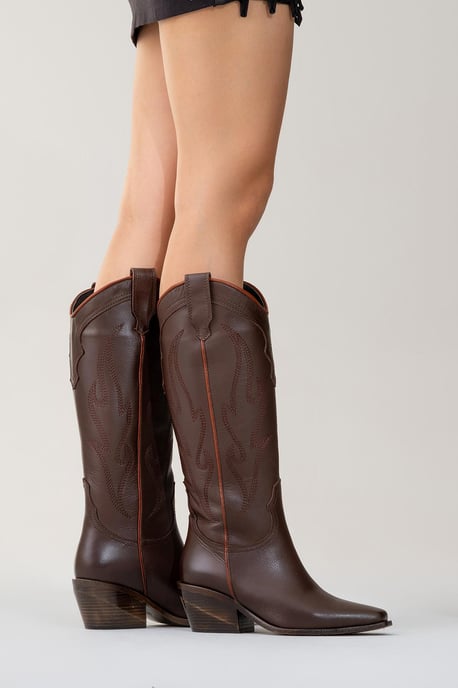 Pietro Leder-Western-Kniestiefel - Image 6