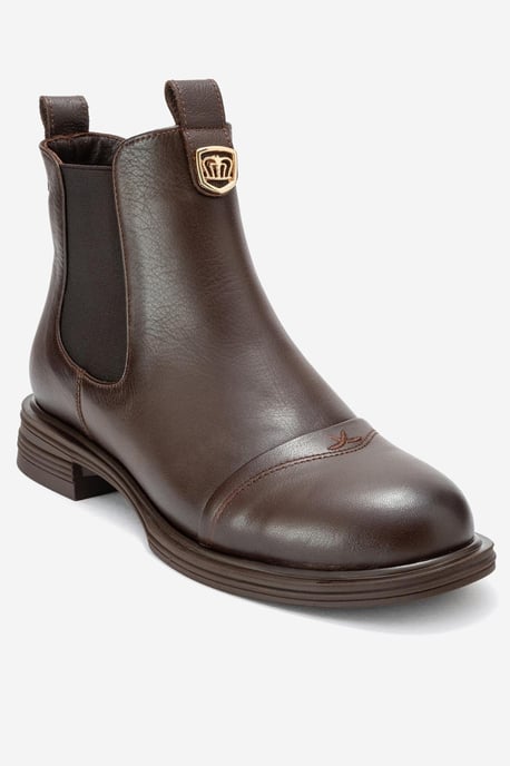 Sidney Leder Chelsea-Boot mit Schnalle - Image 1