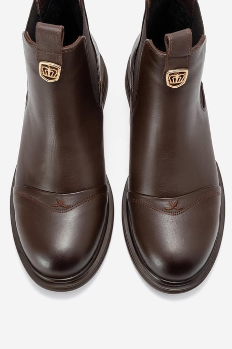 Sidney Leder Chelsea-Boot mit Schnalle - Image 3