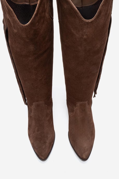 Rios Leder Fransen Kniehoher Stiefel - Image 2