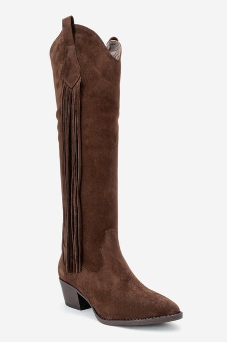 Rios Leder Fransen Kniehoher Stiefel - Image 3