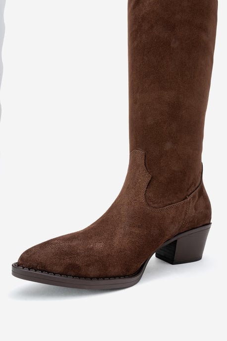 Rios Leder Fransen Kniehoher Stiefel - Image 4