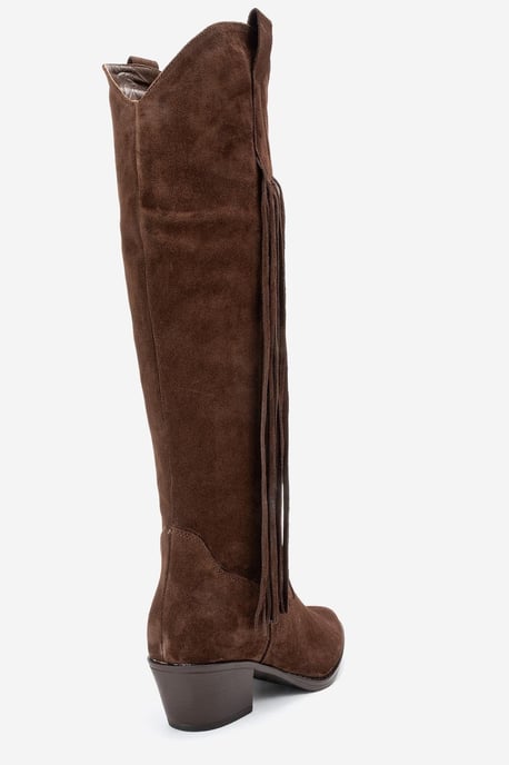 Rios Leder Fransen Kniehoher Stiefel - Image 5