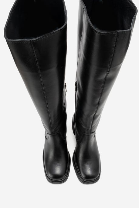 Fros Leder Kniehoch Stiefel (Damen) - Image 3