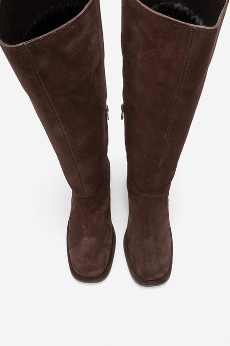 Fros Leder Kniehoch Stiefel (Damen) - Image 3