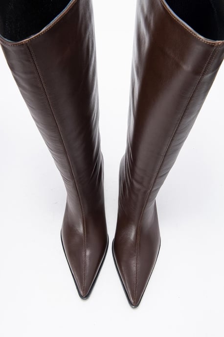 Siora Leder Knieholer Stiefel - Image 3
