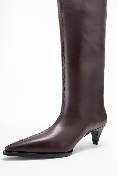 Siora Leder Knieholer Stiefel - Image 4