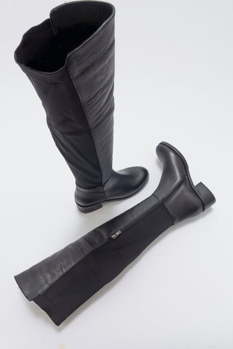 Cassie Leder Knieholer Stiefel - Image 4