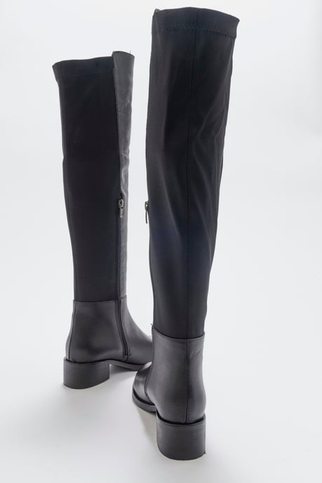 Cassie Leder Knieholer Stiefel - Image 5