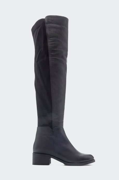 Cassie Leder Knieholer Stiefel - Image 6