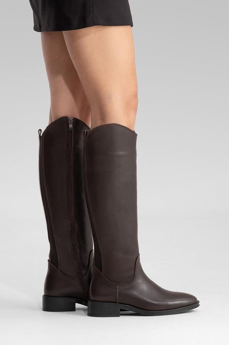 Ruiz Leder Knieholer Stiefel (Damen) - Image 6