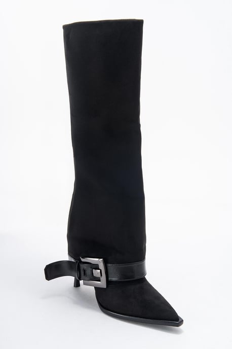 Elva Schnallenriemen Kniehoher Stiefel (Damen) - Image 1