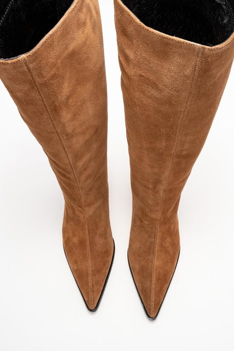 Siora Leder Knieholer Stiefel - Image 3