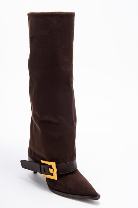 Elva Schnallenriemen Kniehoher Stiefel (Damen) - Image 1