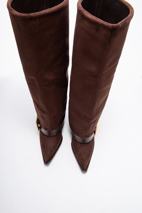 Elva Schnallenriemen Kniehoher Stiefel (Damen) - Image 5
