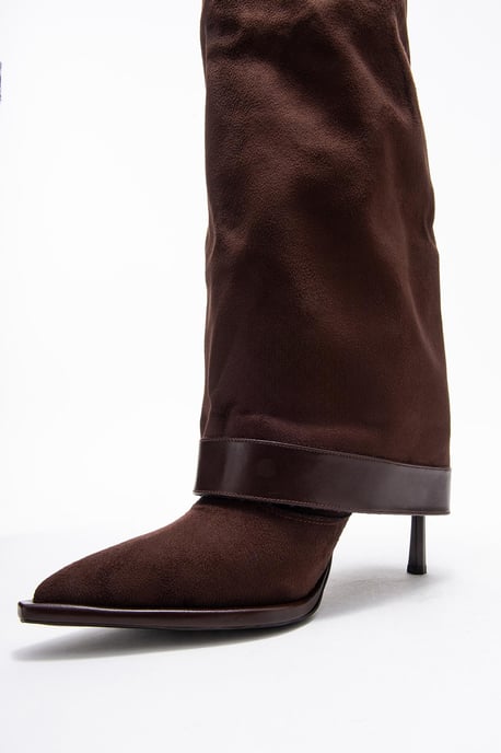 Elva Schnallenriemen Kniehoher Stiefel (Damen) - Image 6