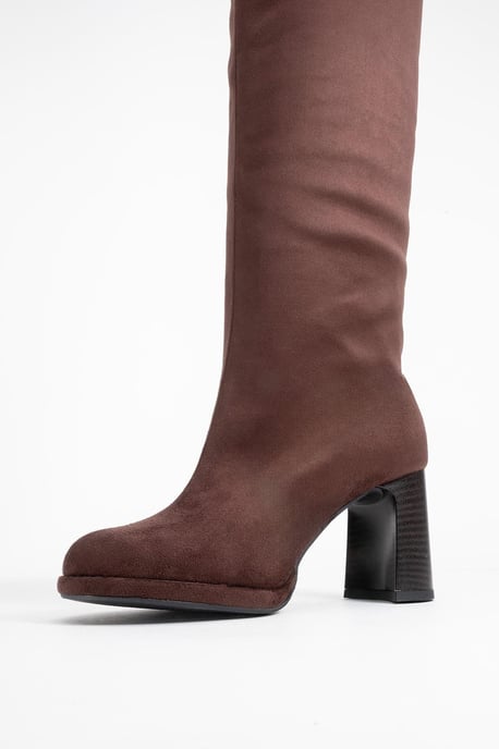 Josette Blockabsatz Kniehoher Stiefel - Image 4