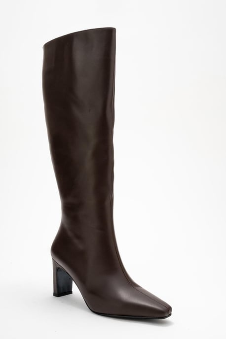 Velencia Leder Kniehoch Stiefel - Image 1