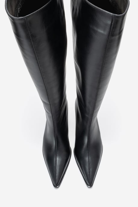 Siora Leder Knieholer Stiefel - Image 3
