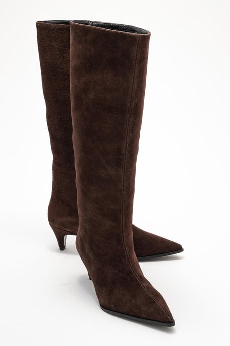 Siora Leder Knieholer Stiefel - Image 2