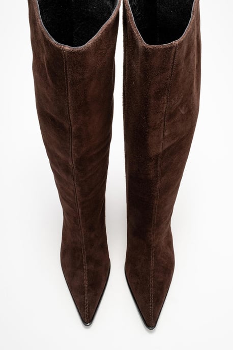 Siora Leder Knieholer Stiefel - Image 3
