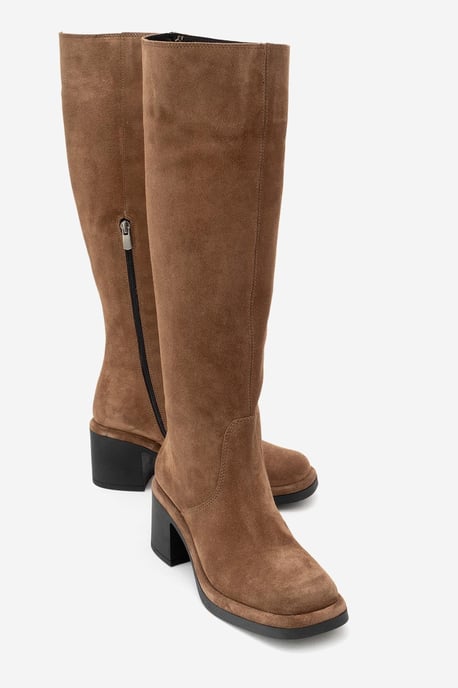 Fros Leder Kniehoch Stiefel (Damen) - Image 2