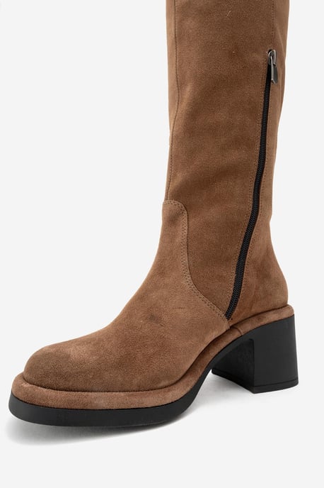 Fros Leder Kniehoch Stiefel (Damen) - Image 4