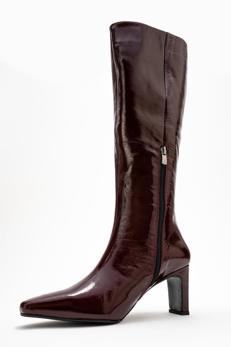 Velencia Leder Kniehoch Stiefel - Image 4