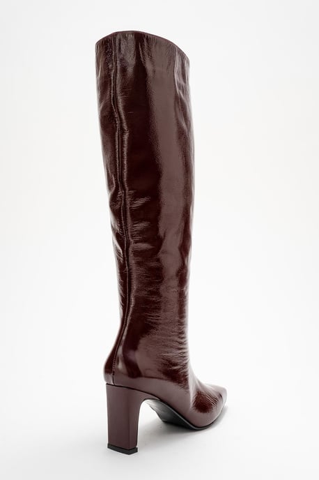 Velencia Leder Kniehoch Stiefel - Image 5