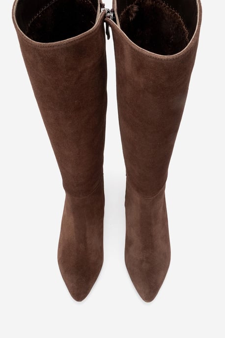 Sejas Leder Blockabsatz Knieholer Stiefel (Damen) - Image 2