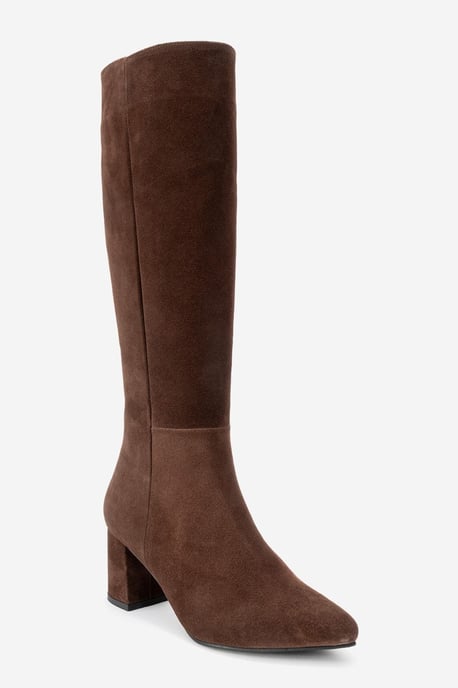 Sejas Leder Blockabsatz Knieholer Stiefel (Damen) - Image 3