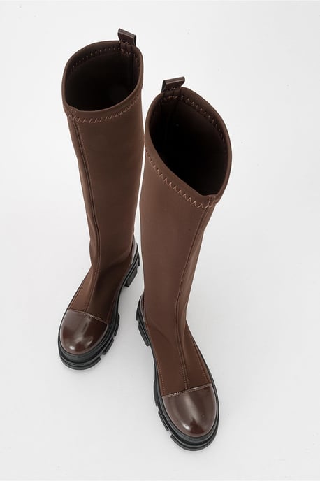 Bella Stretch Scuba Kniehoher Stiefel - Image 2
