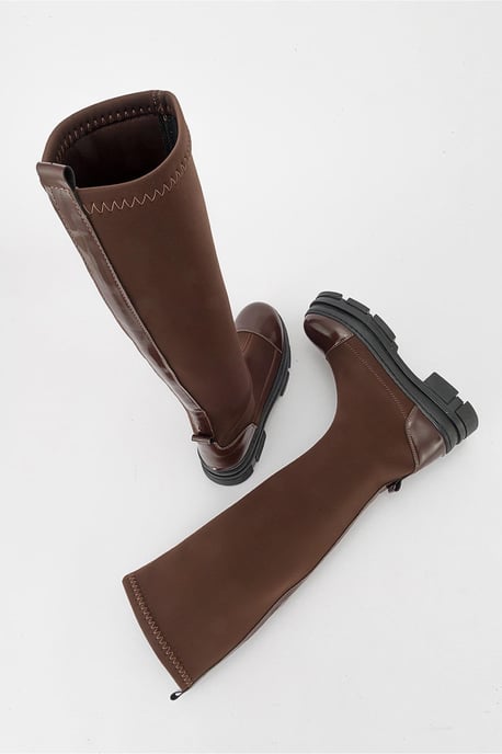 Bella Stretch Scuba Kniehoher Stiefel - Image 4