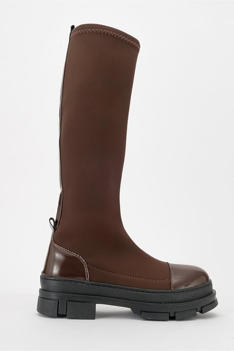 Bella Stretch Scuba Kniehoher Stiefel - Image 5
