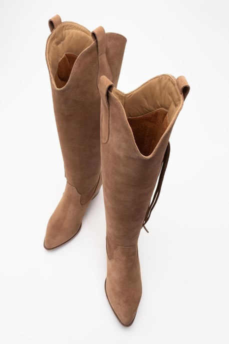 Rios Leder Fransen Kniehoher Stiefel - Image 6