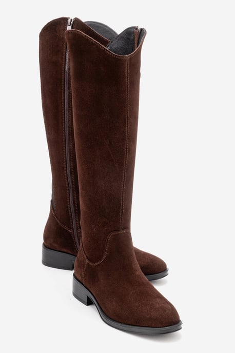 Ruiz Leder Knieholer Stiefel (Damen) - Image 1