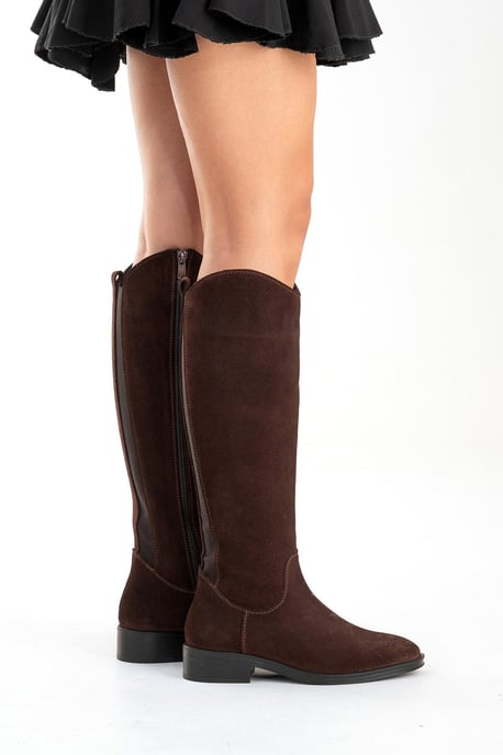 Ruiz Leder Knieholer Stiefel (Damen) - Image 6