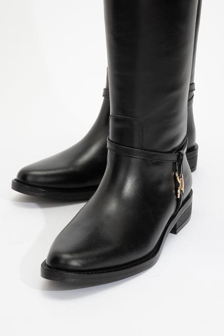 May Leder Kniehoher Schnallenstiefel - Image 3