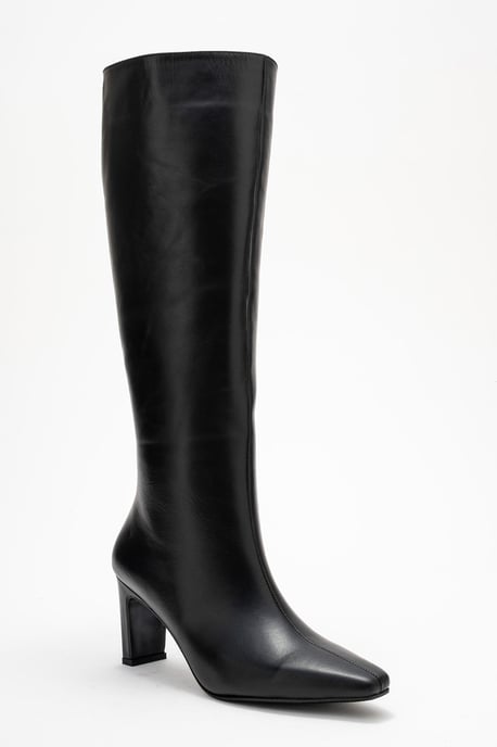 Velencia Leder Kniehoch Stiefel - Image 1