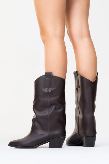 Teodora Leder Blockabsatz Stiefel (Damen) - Image 4