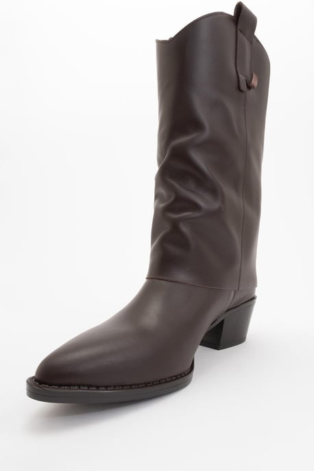Teodora Leder Blockabsatz Stiefel (Damen) - Image 6