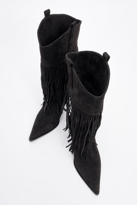 Gueras Fransen Spitzer Zeh Stiefel (Damen) - Image 2