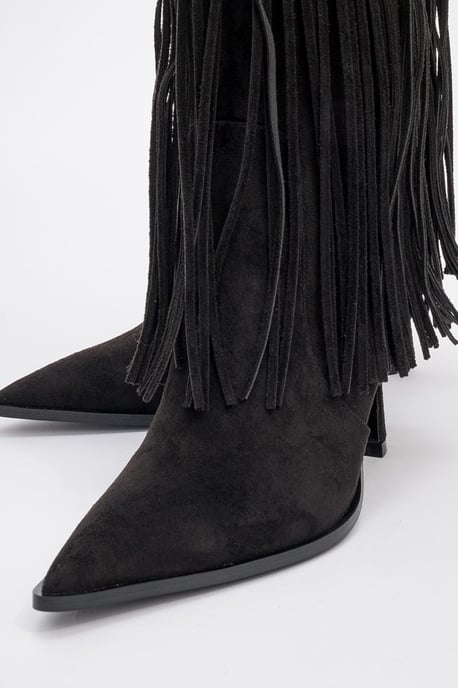 Gueras Fransen Spitzer Zeh Stiefel (Damen) - Image 3