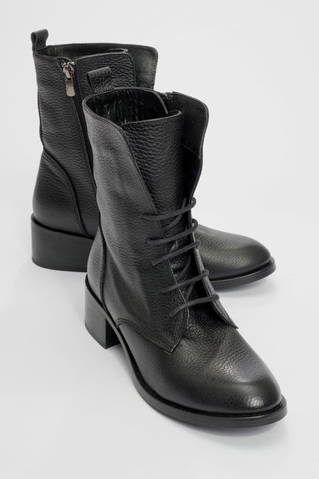 Lana Leder Blockabsatz Stiefel - Image 1