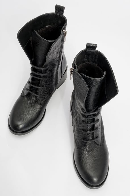 Lana Leder Blockabsatz Stiefel - Image 2