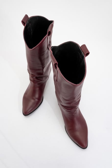 Teodora Leder Blockabsatz Stiefel (Damen) - Image 2